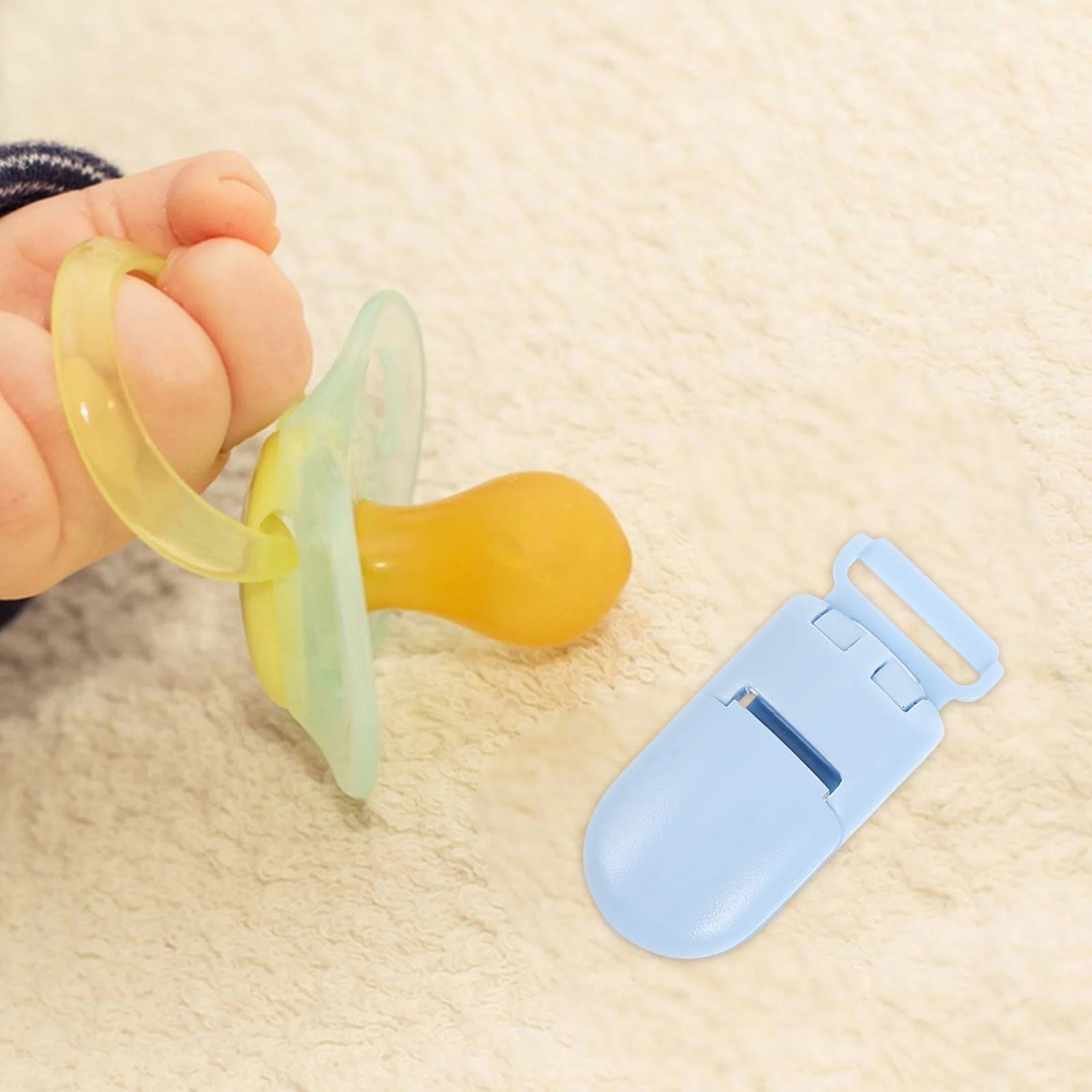 10 pçs clipes de chupeta bonito jacaré clipe de plástico para babadores do bebê titular chupeta infantil meninos meninas clipes de brinquedo do bebê