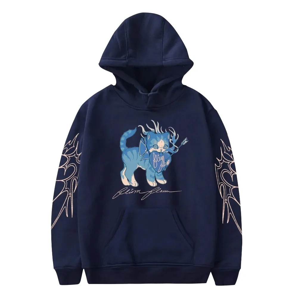 Moletom Flamingo Flim Flam feminino e masculino, moletom de manga comprida, pulôver fashion, roupas de gatinho sorridente 2024