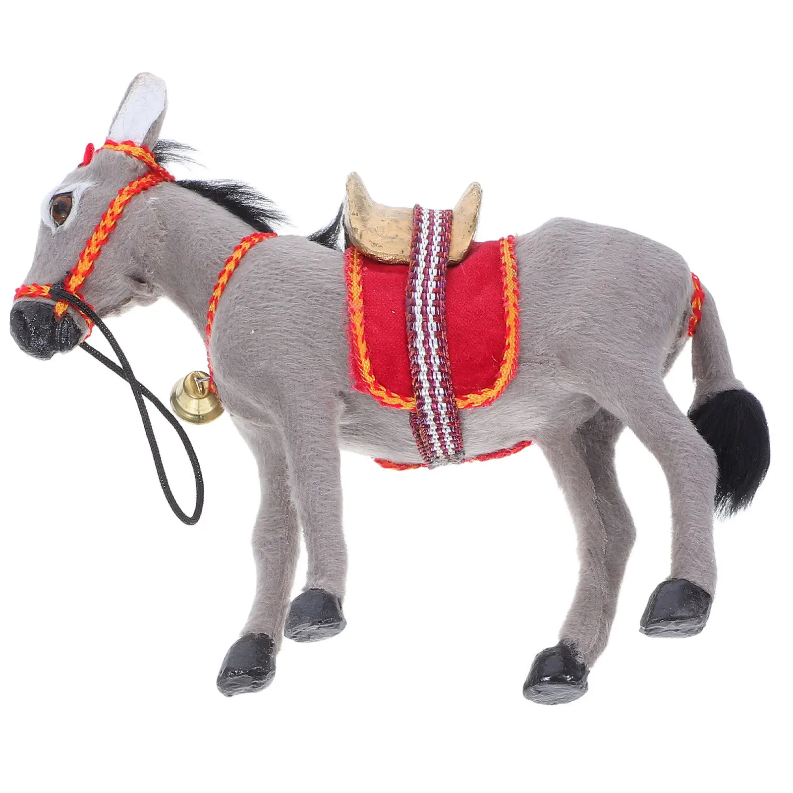 Educational Realistic Donkey Sculpture for Preschool Learning Motor Skills Observation Development Farm Animal