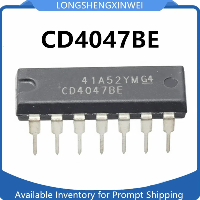 50PCS CD4047BE CD4047 DIP14 Single State Multi Harmonic Oscillator New Original in Stock