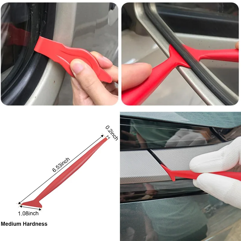 Car Vinyl Wrap Tools Window Film Tint Application Kit with Vinyl Squeegee for Film Vinyl Wrapping Wallpaper Craft Works Car Tint view 4