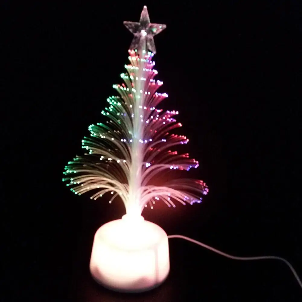 USB Powered Fiber Optic Flower Tree Lamp Lighted Bonsai Tree Light for Bedside or Desktop Decor Fiber Optic Lights O1Z6 image 6
