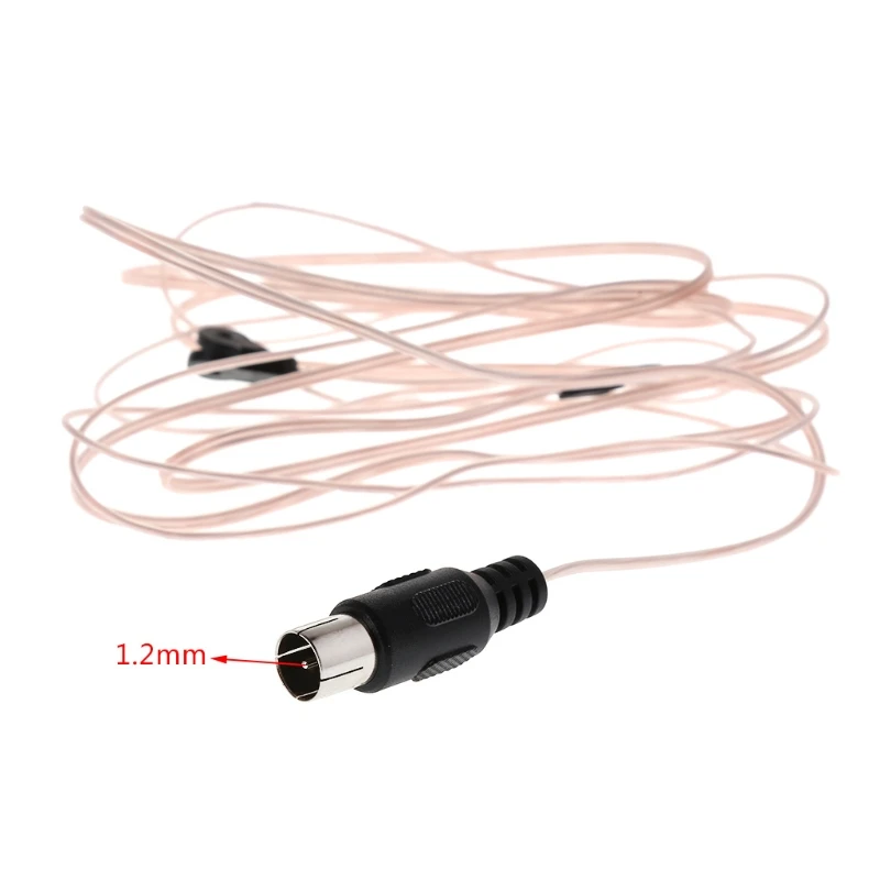 Dipole Radio Antenna Aerial FM Receiver Male Connector Adapter Tuner C Dropshipping