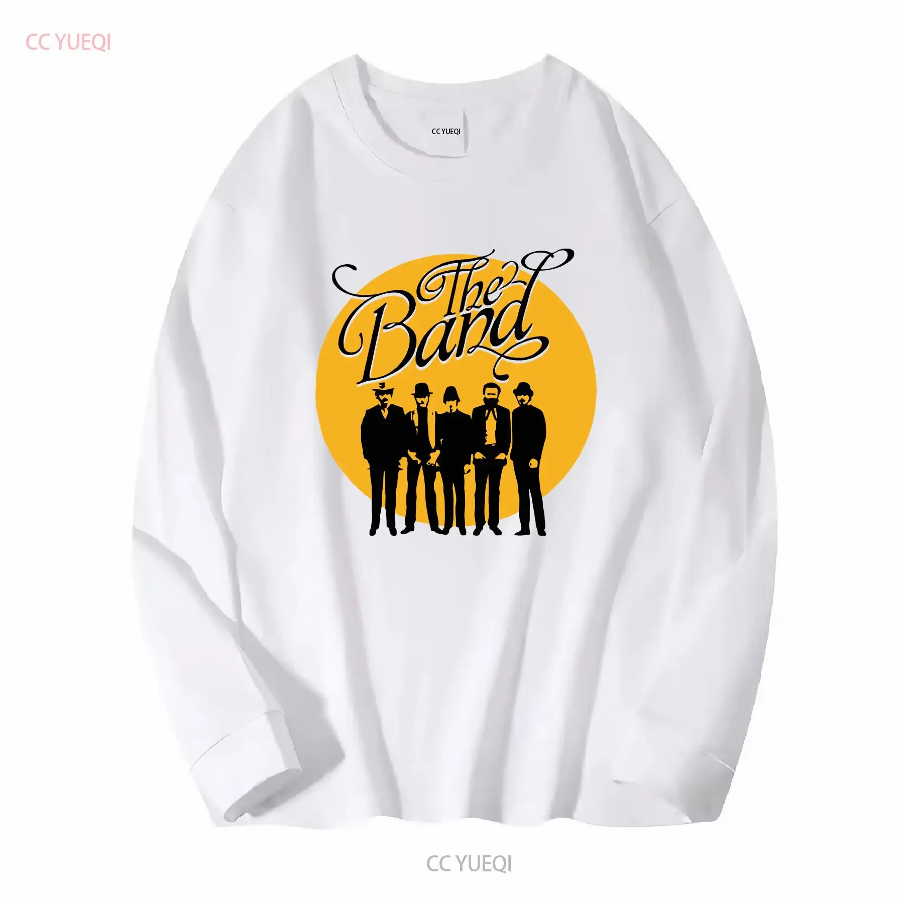 The Band last waltz Circle Logo Official Mens New sand T Shirt long or short sleeves vintage Washed streetwear Breathable