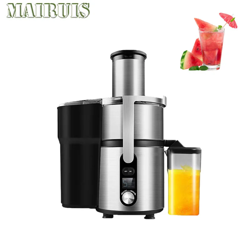 Large Caliber Juicer Multifunctional Vegetable And Fruit Processor And Juice Residue Separation 220V