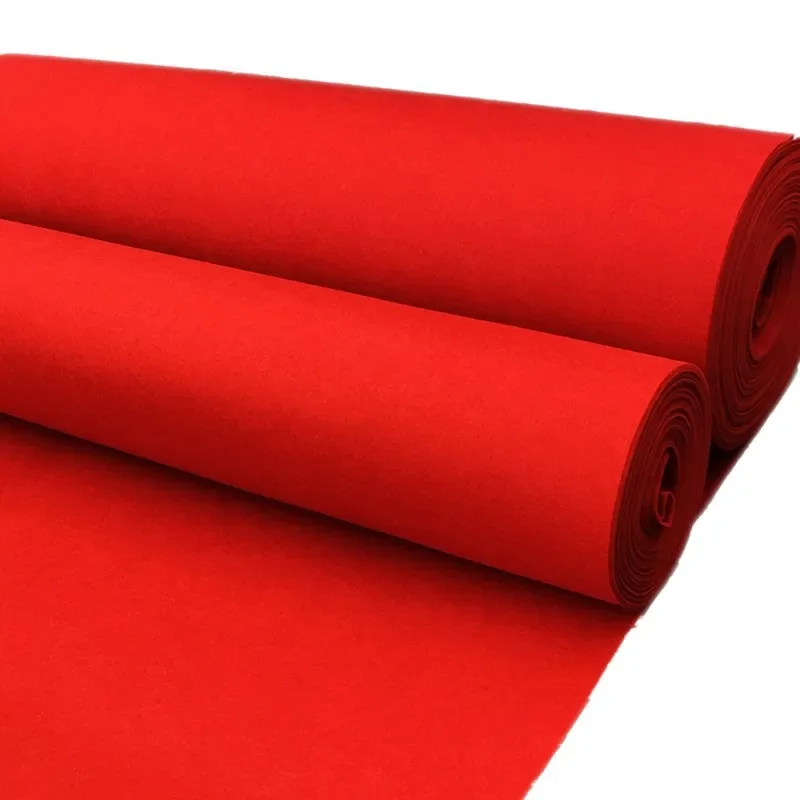 

1 ton of red carpet for one-time wedding, open store home door carpet wedding thickening