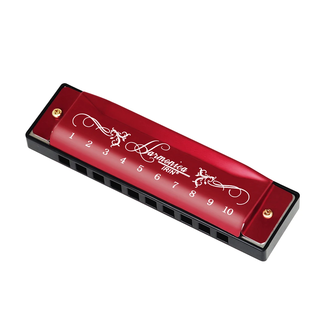 Full scale IRIN Harmonica 10 Hole 20 Tone Color C key Standard Harmonica Early Education Instrument Suitable For Beginners