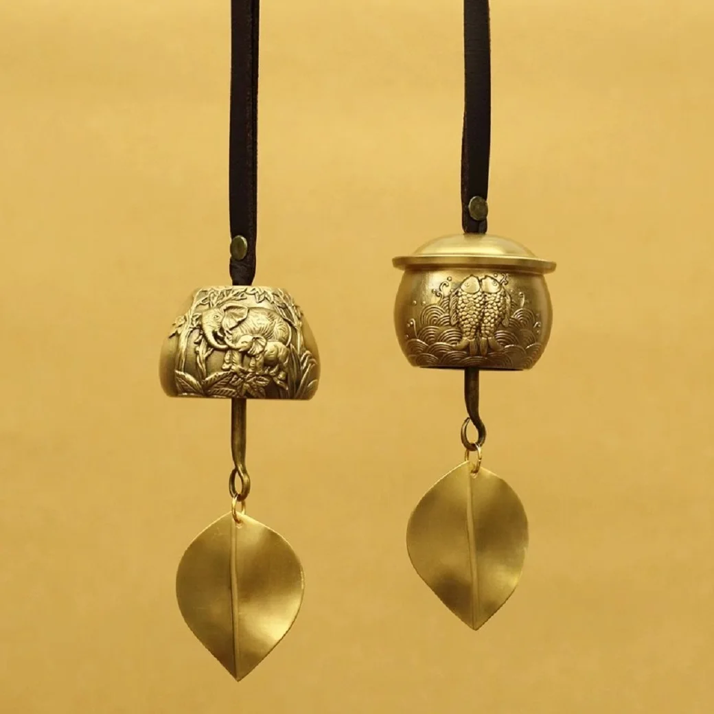 

Ethnic style copper bell, Yunnan Lijiang Tea Horse Ancient Road, retro camel bell, brush holder, car pendant, friend's birthday