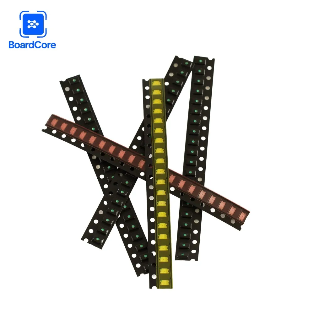 100 قطعة 1206 ديود مصلحة الارصاد الجوية LED ديود مجموعة صمام ثنائي باعث للضوء مجموعة متنوعة للإضاءة DIY بها بنفسك أحمر أبيض أصفر أخضر أزرق