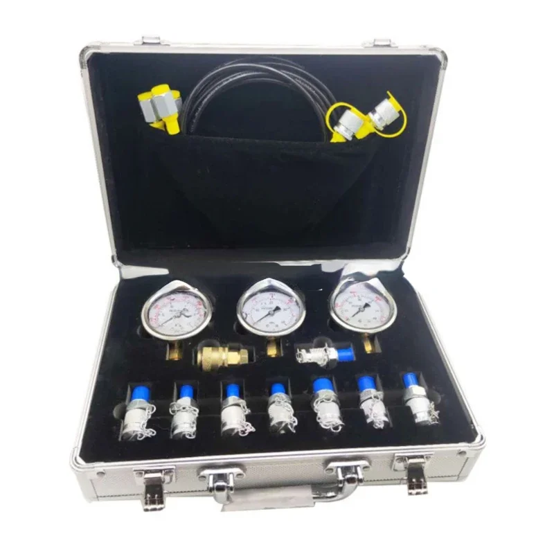 Excavator Accessories Hydraulic Pressure Gauge Pressure Measuring Device Pressure Test Parts Test Box