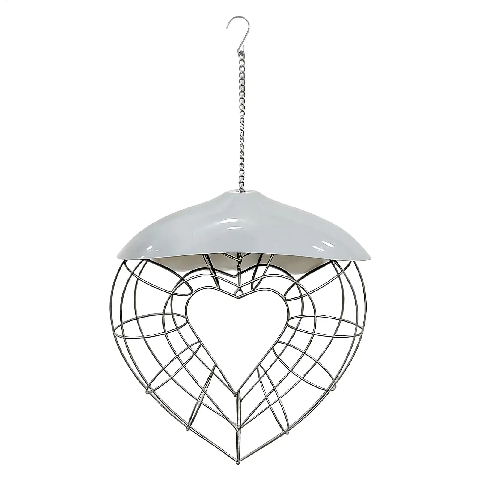 

Outdoor Feeder For Birds Heart Shape Suet Ball Holder Bluebird Feeding Station For Gardeners Homeowners Animal Lovers Birders
