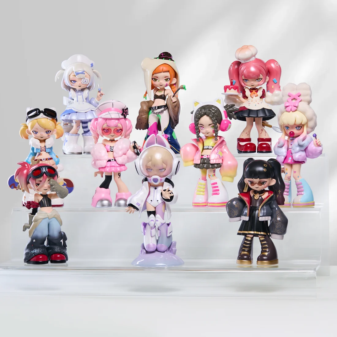 

New Official Genuine Model Yan Culture Yandere Girl Parasite ID Multi-Character Series Model Doll Blind Box Figure