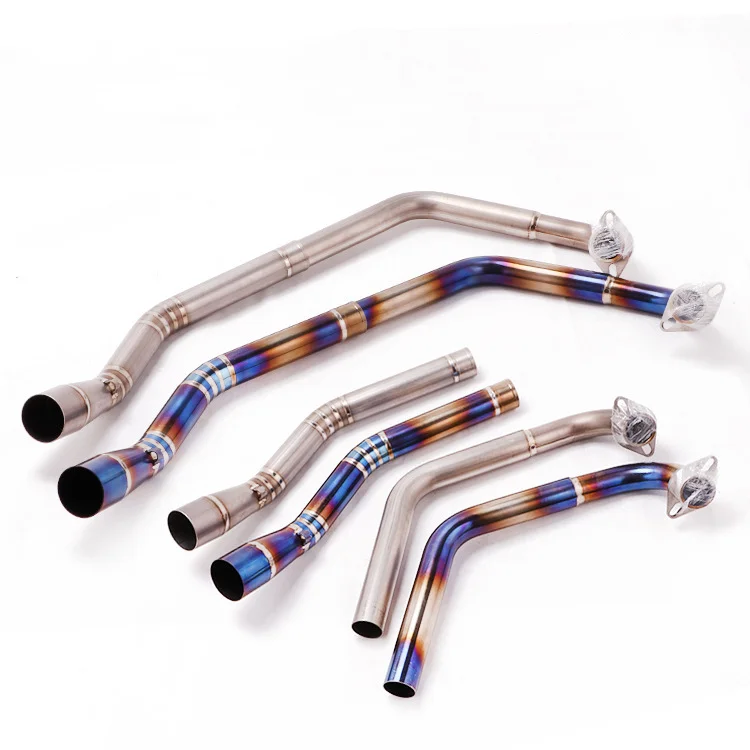 Motorcycle Exhaust Muffler Front And Middle Link Pipe For YZF R125 2019 R15 V3 2008- 2019 YZF R15 R125 Escape Slip-on