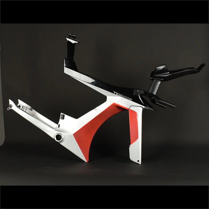 

Tideace Carbon Triathlon Bike Frame Time Trial Frameset UDH Derailleur Hanger Storage Box Design Cycling Triathlon Frame