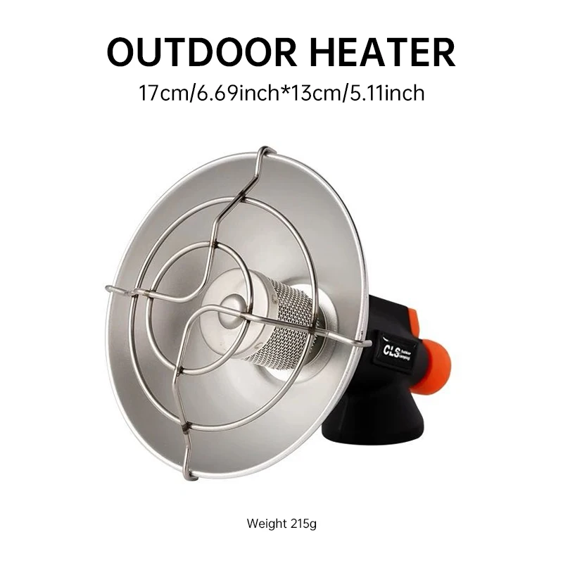 Outdoor Portable Heater, Stainless Steel Mini Sun, Camping Heater, Autumn and Winter Outdoor Travel Heating Rescue Equipment