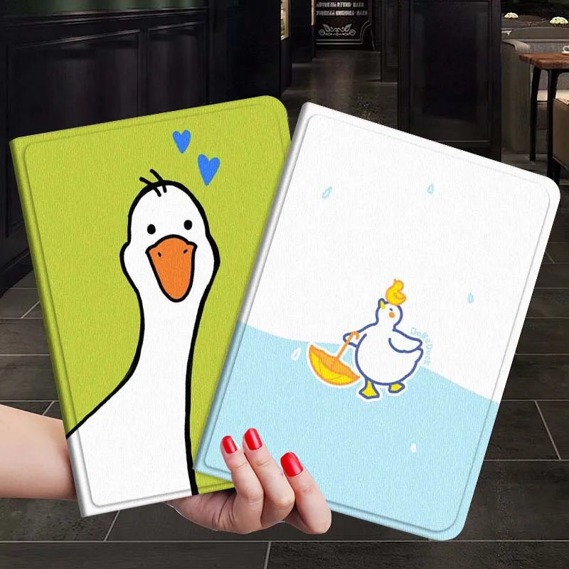 

Cartoon Art Duck Geese For Xiaoxin Lenovo Tab P12 Extreme Legion Y900 Idea Pro GT 12.1 2025 Foldable Tablet Case Gift