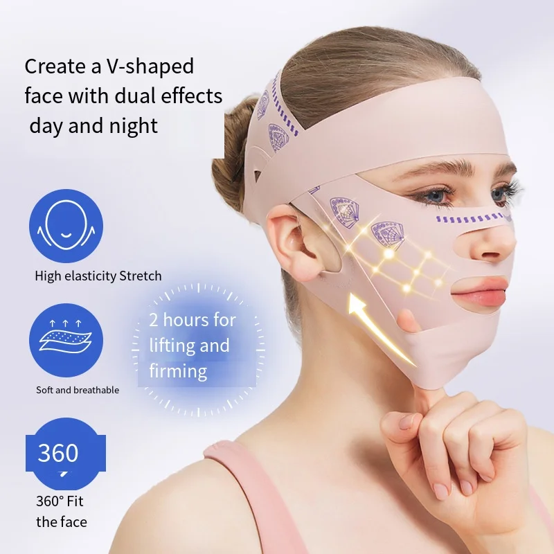 Women Face Slimming Bandage Face Lifting Belt V Line Shaper Cheek Chin Lift UP Strap Prevent Wrinkles Beauty Facial Care Tools