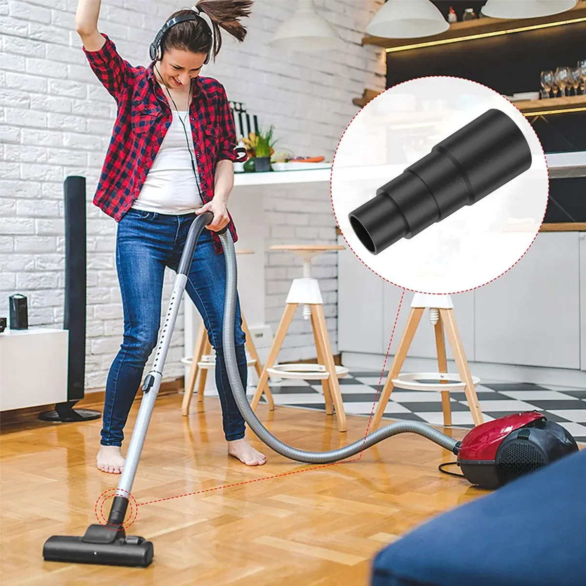 Adaptateur d'aspirateur Compatible avec Festool, 6 pièces, adaptateur de tuyau d'extraction, adaptateur de tuyau de remplacement réutilisable 23/30/34/35mm 2023