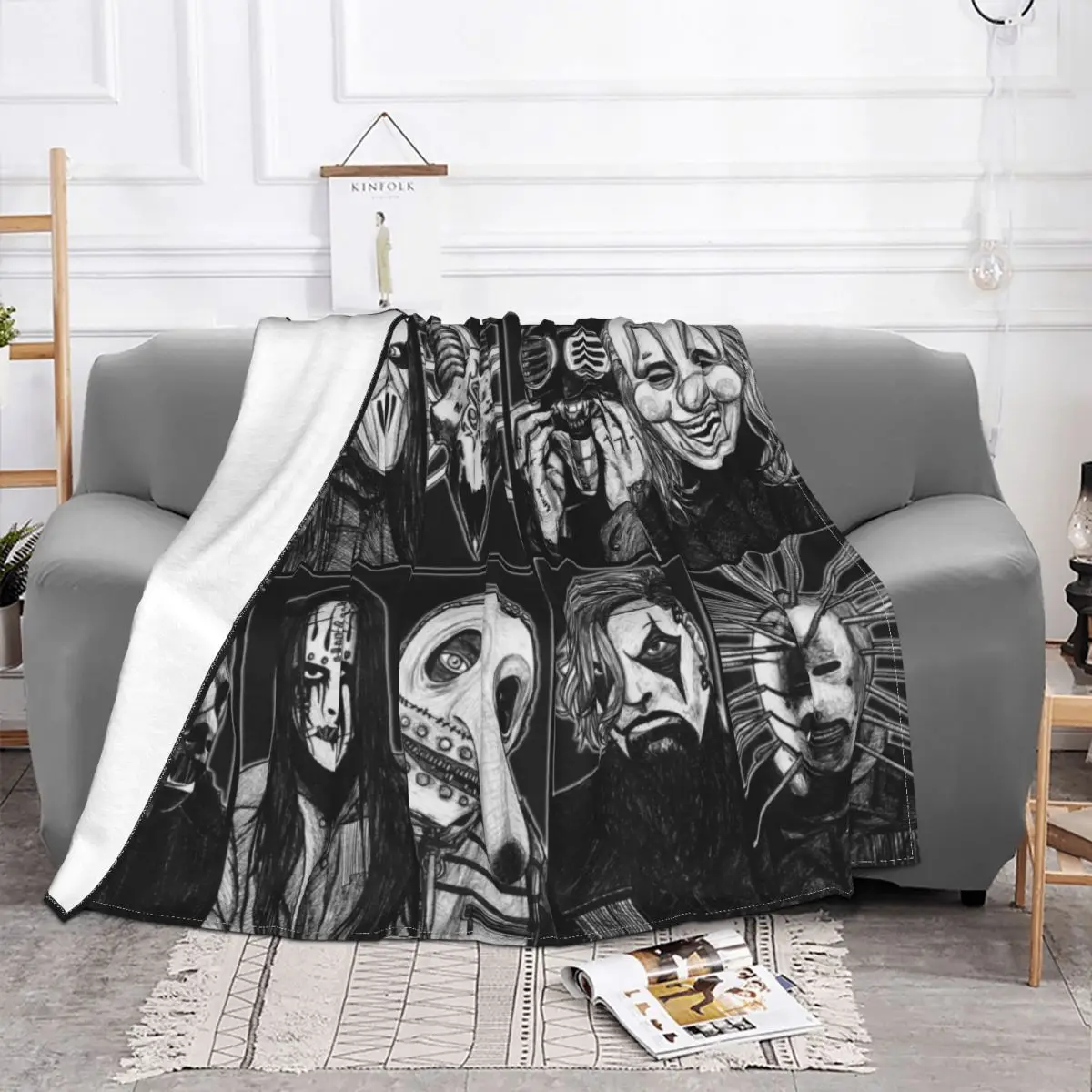 Heavy Metal Band Blanket Fleece Summer Band Comics Breathable Thin Throw Blankets For bed Outdoor Bedding Throws