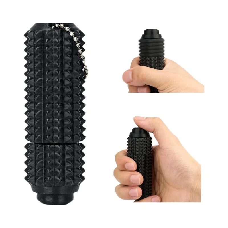 Spiky Fidget Keychain Stress Roller for Anxiety Pain Stim Sensory Toy Novelty Gift for Adults Reduce Stress view 5