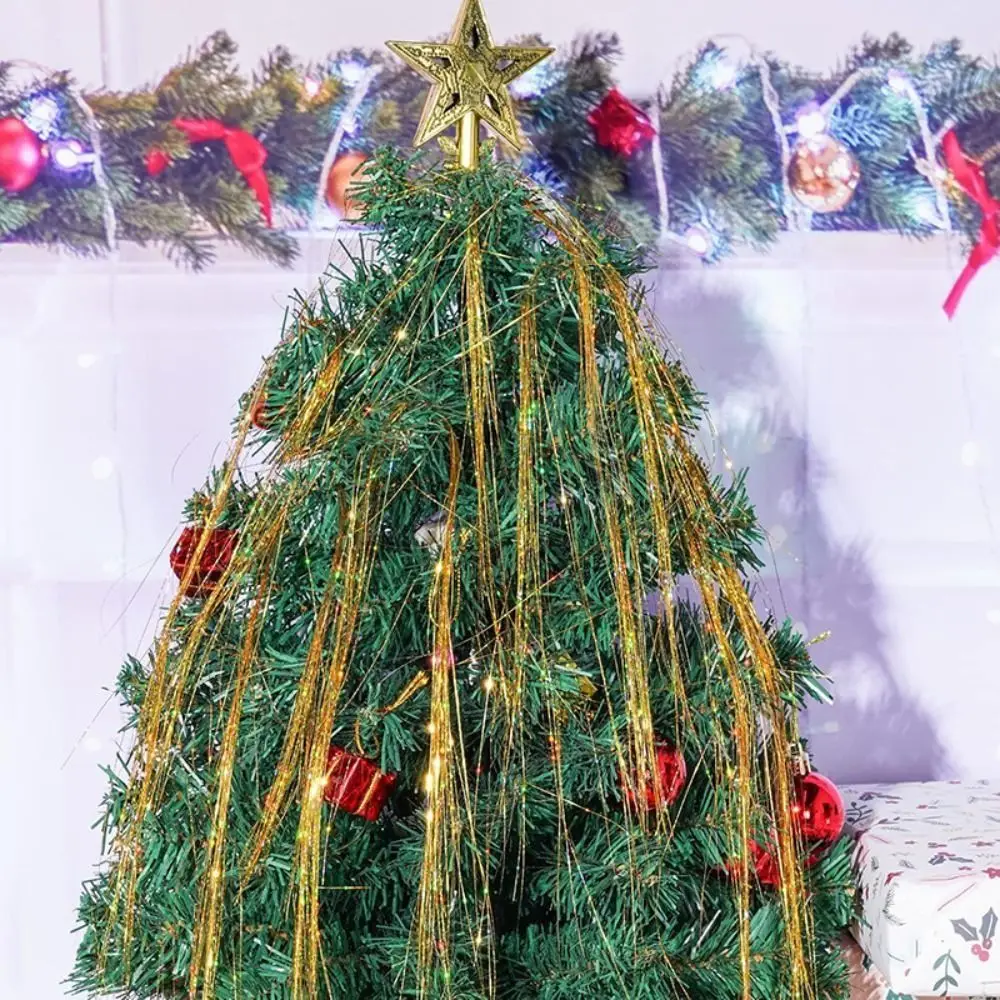 

5000Pcs 47cm Colorful Silk Decoration Dazzling Reusable Christmas Tree Metal Wire Durable Light Weight