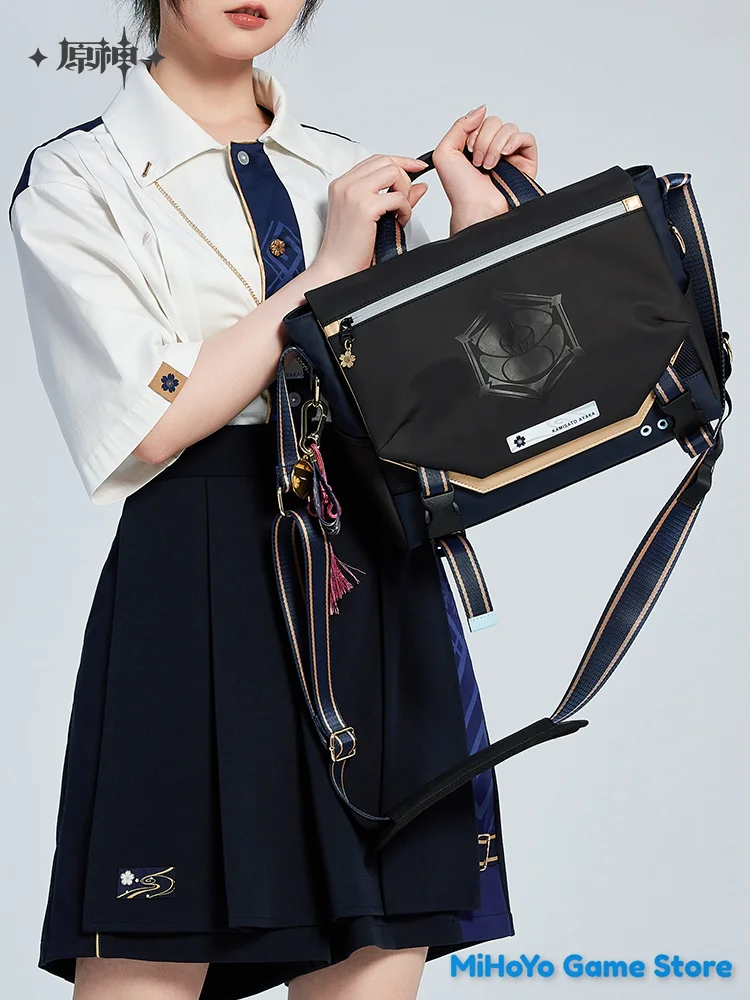 Kamisato Ayaka Satchel MiHoYo Original Official Genshin Impact Shoulder Bag Quadratic Cosplay Theme Impression Series Accessorie