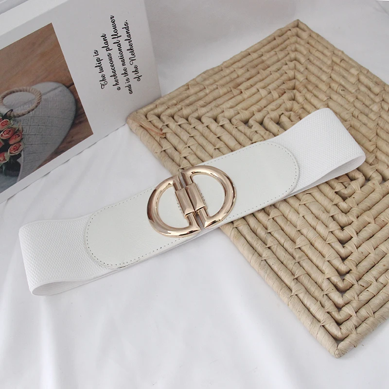 أزياء واسعة Cummerbunds للنساء الجمال الأحمر البني مطاطا Waistas حفل زفاف بار تزيين أحزمة الفتيات