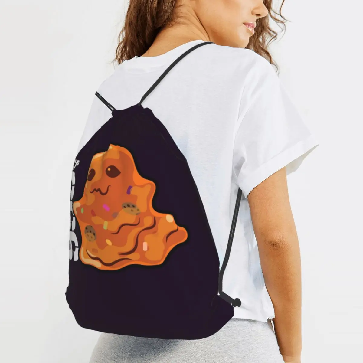

SCP 999 Tickle Monster SCP Foundation Backpacks Portable Drawstring Bundle Pocket Sports Bag Book Bags for Man Woman School