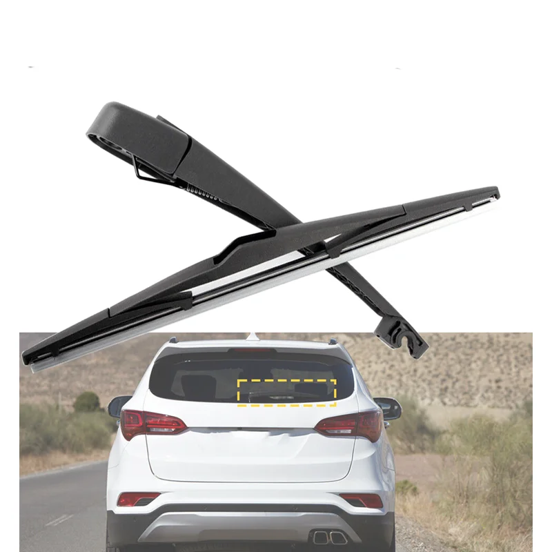 Back Window Car Wiper Fits Hyundai Santa Fe 988112B000 Rear Windshield 2013-2019  Wiper Arm with Blade Car Accessories