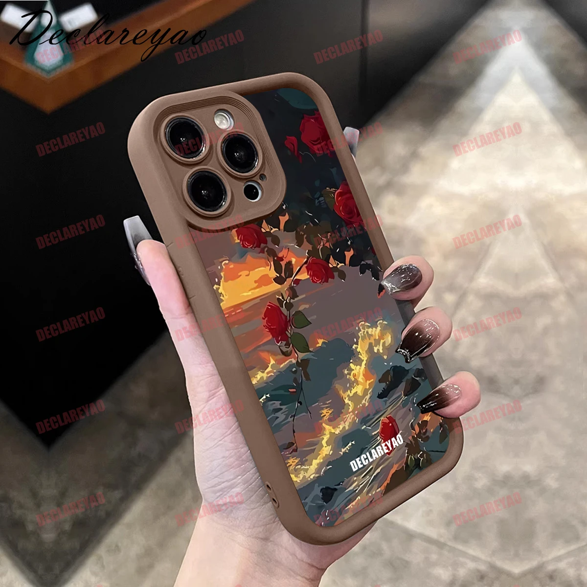 DECLAREYAO ماتي بولي يوريثان غطاء ناعم نحيف ل Realme C11 C2S 8 5I GT 30A Lite 11 Master C20A 50A C67 C21 Q3i حافظة سيليكون مقاومة للصدمات