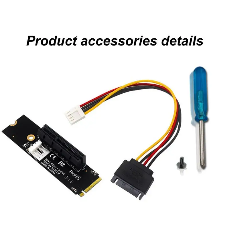 PCIE kartu ekspansi NGFF M.2 ke PCIE, kartu adaptor Kompatibilitas tinggi Host Extender PCIE M.2