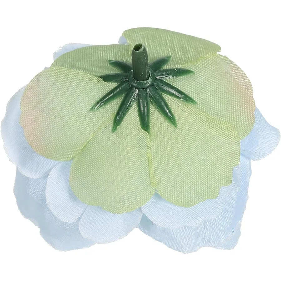 زهرة اصطناعية رئيس 15 قطعة رؤساء الزهور وهمية السائبة الحرير الفاوانيا رؤساء محاكاة زهرة ل باقات اكاليل الزفاف ديكور Lig