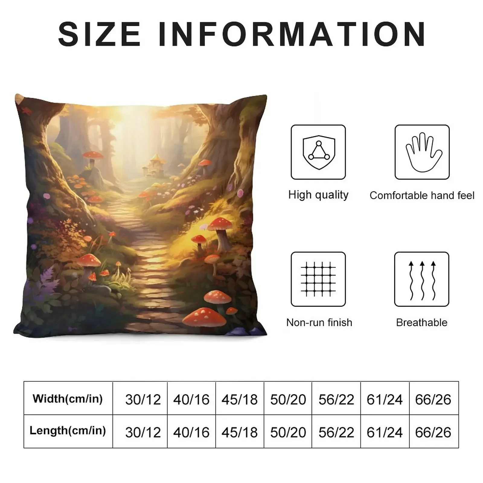 Enchanting Autumnal Forest: A Watercolor Journey Throw Pillow christmas pillow case bed pillows pillow