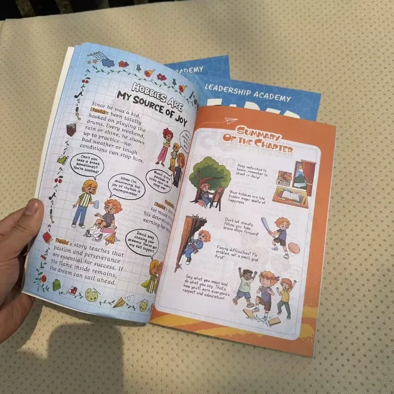 2-BookSet Raise Children Street‑Smart + Leadership EnlightenmentComic Books ChildrenEnglish Parent‑child EducationalReadingBooks