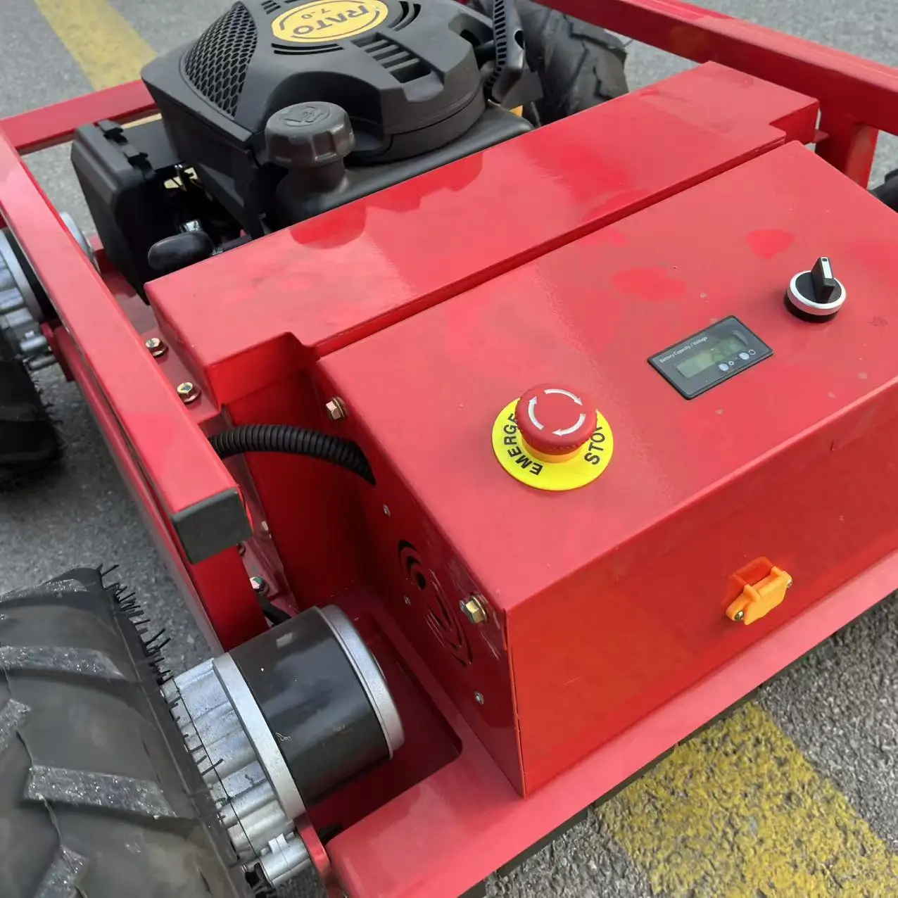 500 мм ширина резки, полностью автоматическая газонокосилка с дистанционным управлением для скалолазания, бытовой прочный безопасный мотор, прополка, уход за садом