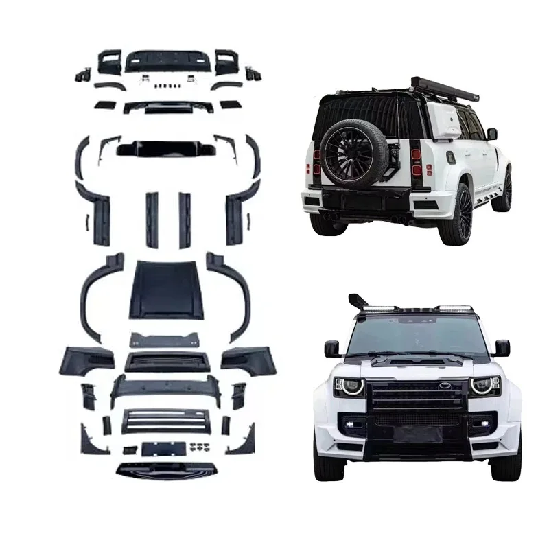 

Suitle Defender LM Wide Body Kit PP Material Body Kit Bumper Front and Rear Lip Tail Wing