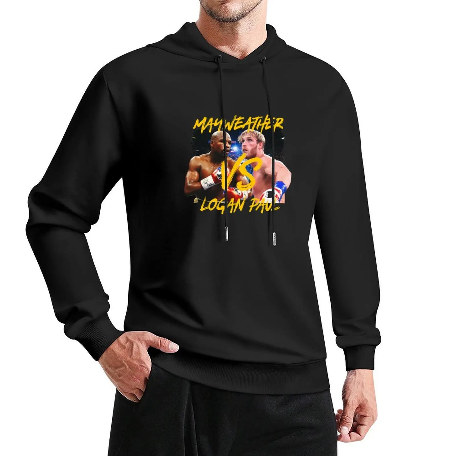 Floyd Mayweather VS Logan Paul 2021 Fight Pullover Hoodie men's clothing anime clothing man hoodie