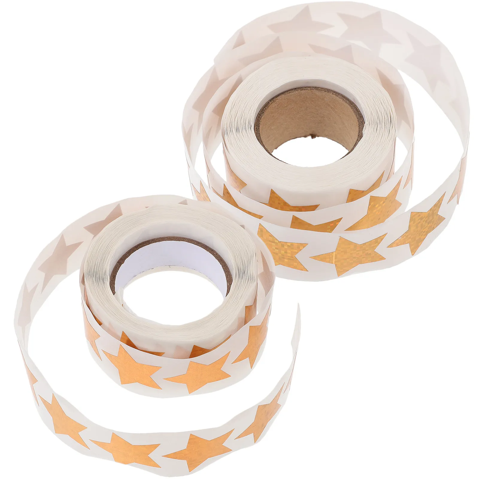 

2 Rolls Decorative Star Stickers Holographic DIY Scrapbook Diary Journal Album Craft Decoration Glitter Background Stickers