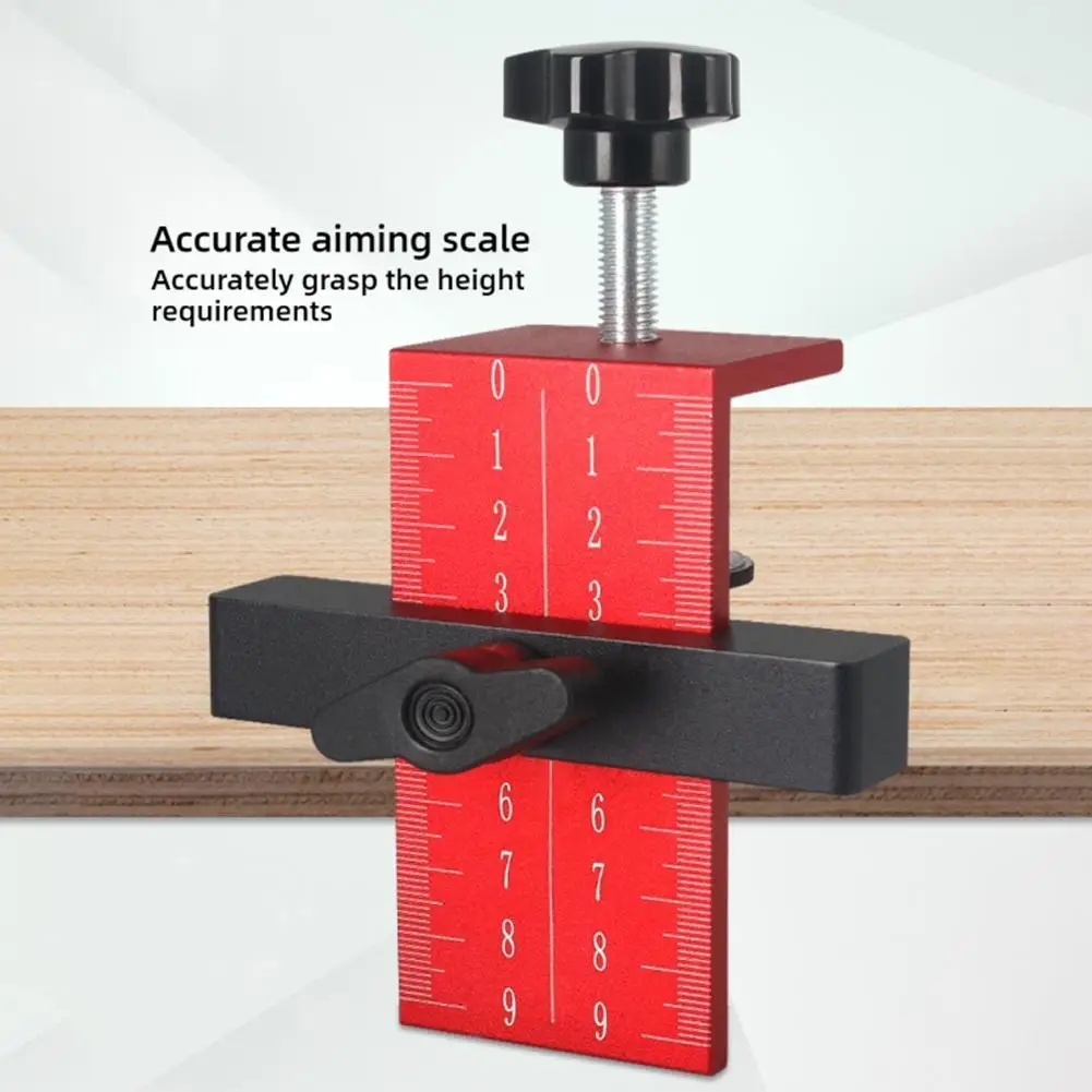 

Cabinet Door Mounting Jig Quick Positioning Hole Opening Tool Adjustable Aluminum Alloy Cabinet Portable Cabinet Mount Locator