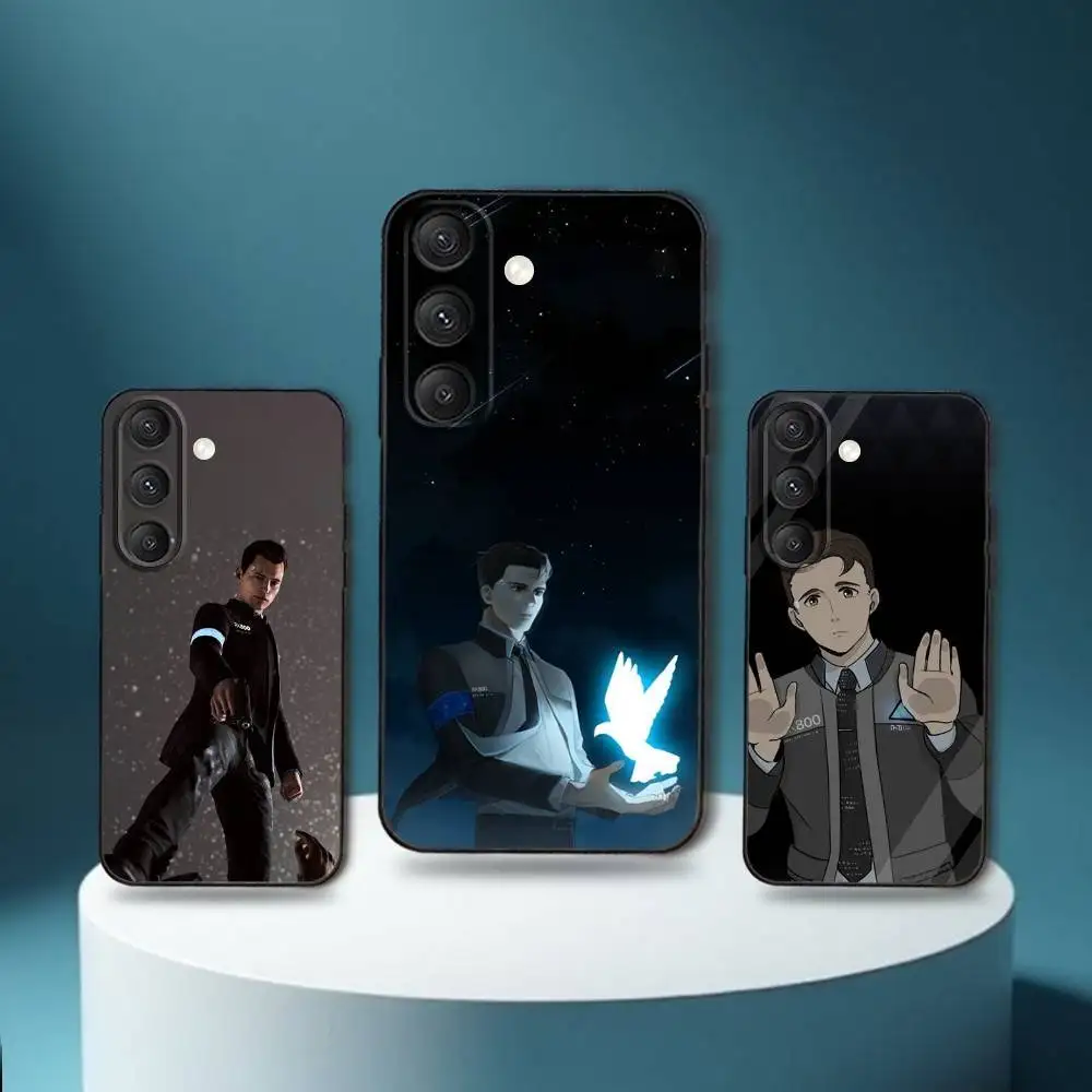 

Detroit B-Become H-Human Phone Case For Samsung S25,S24,S23,S22,S21,S20,S10,Ultra,Plus,Lite,FE,Soft Silicone Black Cover