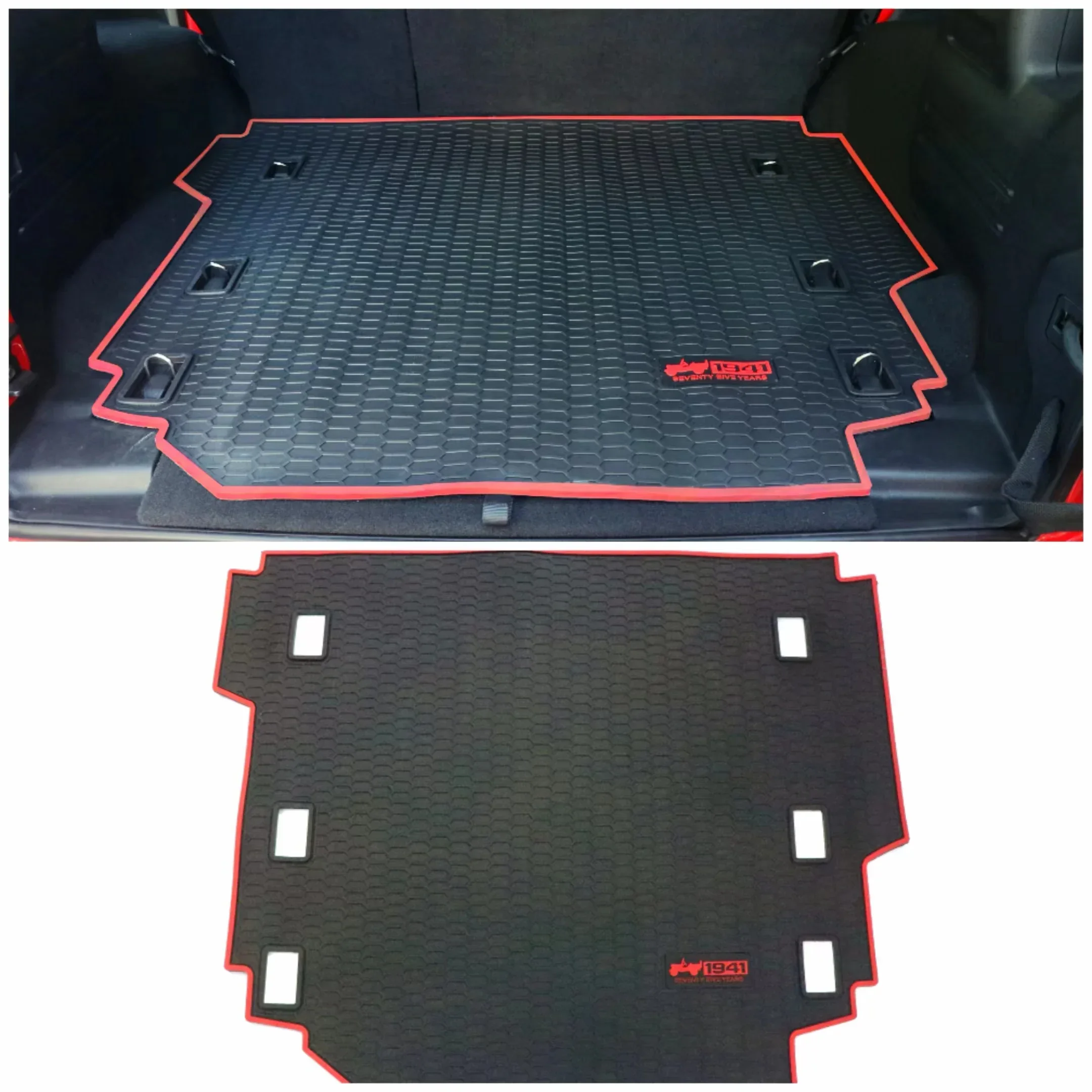 

New! Car Trunk Mat Tail box mat 4 doors Sahara Interior Accessories Cover For Jeep Wrangler JL 2018++ LantSun JL1058