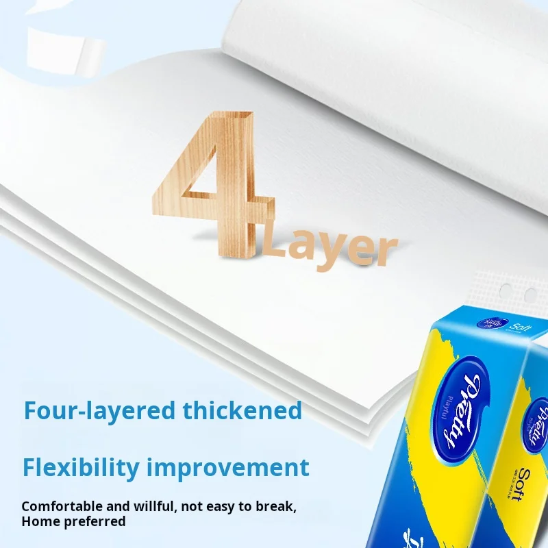 12 Rolls Of Whole Box Roll Paper With 5 Layers Of Thickened Core Roll Toilet Paper