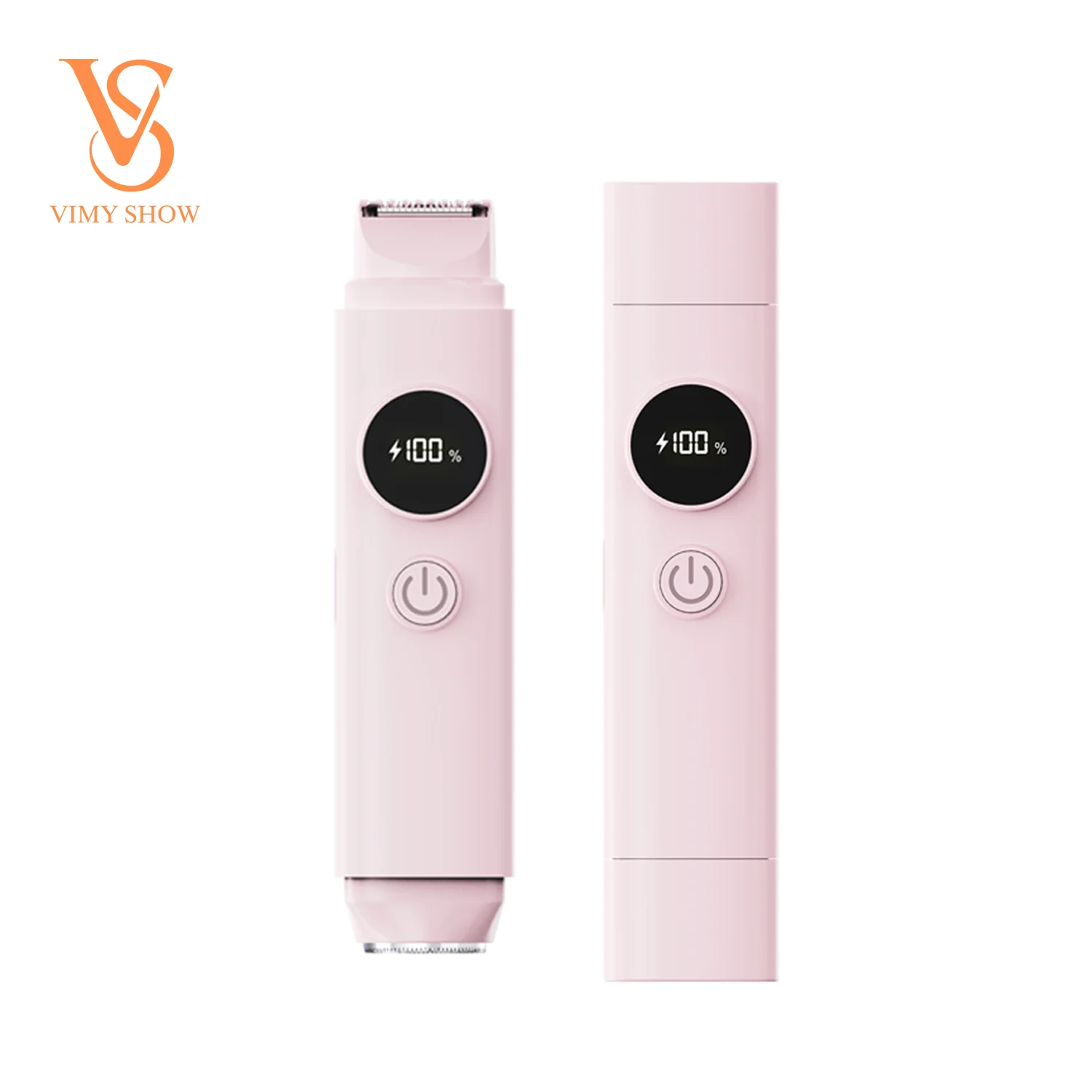 

2 in 1 Electric Shaver Painless Bikini Trimmer for Women Leg Arm Body Face Hair Removal Protable Razor for Travel Shower Use