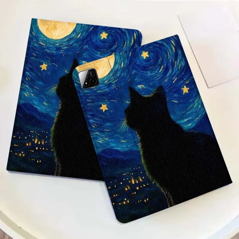 

Oil Painting Cat Panda For Xiaomi Redmi Mi Pad 4 5 6 6s 7 7s SE Pro 2 11 Plus Max 12.4 11 11.2 12.5 8.7 inch Tablet Case