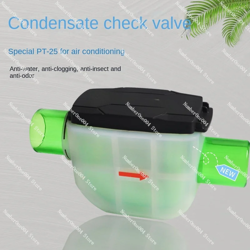 Central Air Conditioning Drain  Condensate Pipe Check Valve Water Trap Three Anti-Reverse Filling Check Valve Insect-Proof