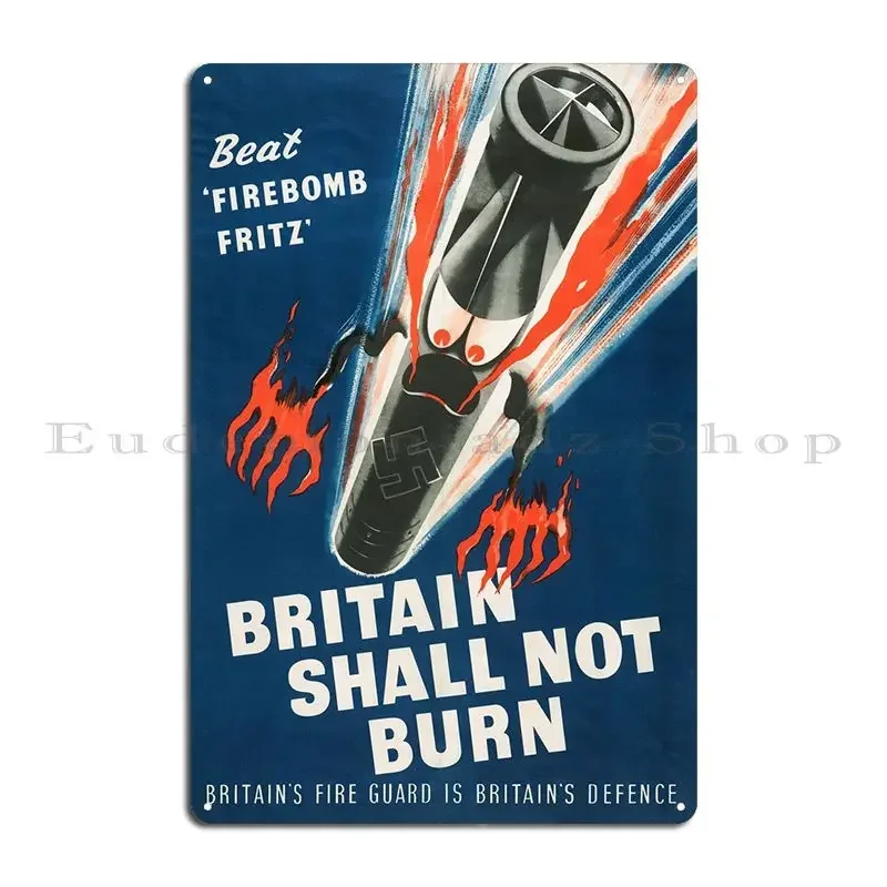 Beat 'Firebomb Fritz' Metal Plaque Wall Decor Wall Decor Decoration Customized Mural Tin Sign Poster