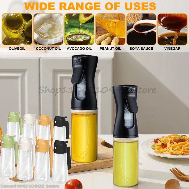 Spray Oil Sprayer Bottle Spray Oil Dispenser Oil Jar Cruet BBQ Kitchen Baking Roasting Picnic Kitchen Tool