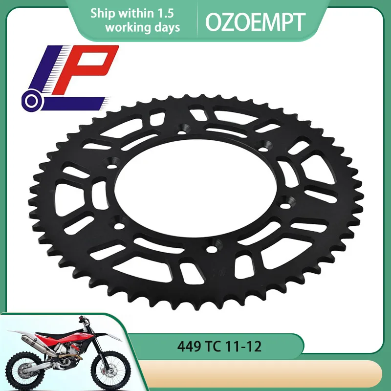 OZOEMPT 520-53T Motorcycle Rear Sprocket Apply to 449 TC 11-12