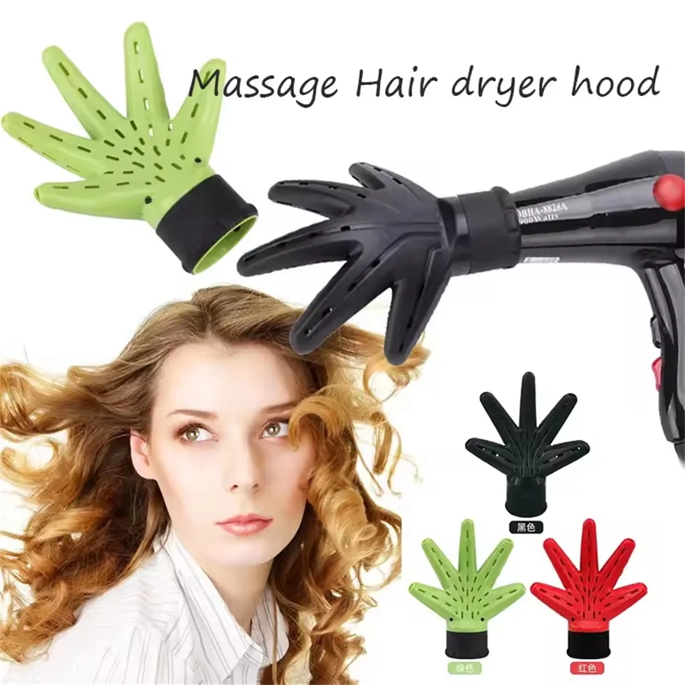 

Hot Hand Shape Hair Dryer Diffuser Salon Hairdressing Blower Cover Hair Blow Dryer Accessories For Curly Hair Create Fluffy Hair