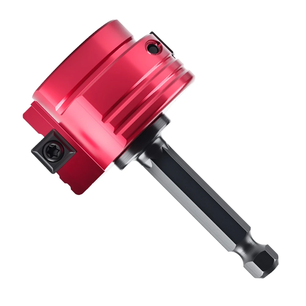 LAVIE 1개 PVC 파이프 리머 6.35mm 육각 샤프트 배관 공구 PVC ABS 배수관 조인트 공구 드릴 비트 시멘트 잔여물 청소용